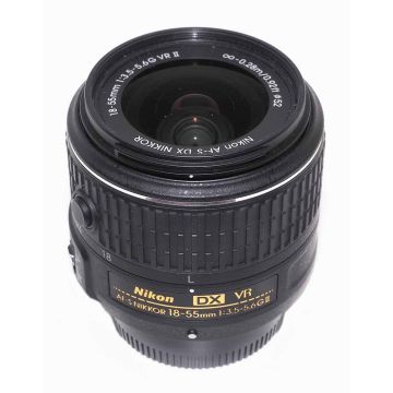 Used Nikon AFS 18-55 F3.5-5.6 VR2; Good Condition