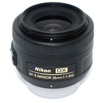 Used Nikon AFS 35mm F1.8 G DX Prime Lens, Excellent Condition