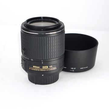 Used Nikon AFS 55-200mm F4-5.6 G VR II Zoom Lens Excellent Condition