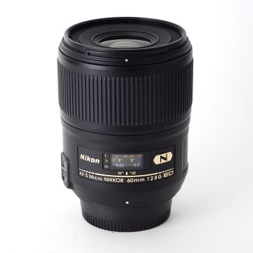 Used Nikon AFS 60mm F2.8 Micro Lens, Excellent Condition