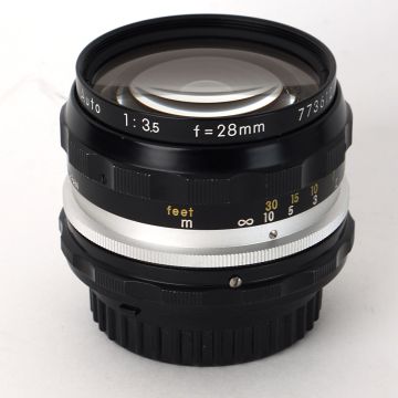 Used Nikon H 28 f3.5 AI, Good Condition