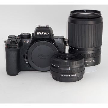 Used Nikon Z50 II with 16-50 and 50-250 Lenses, Like New Condition