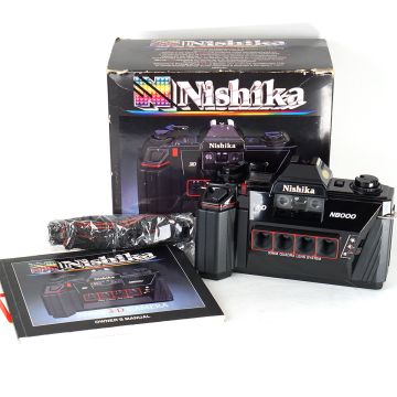Used Nishika N8000 3D 35mm Film Camera, Excellent Condition