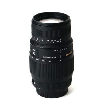 Used Sigma 70-300mm F4-5.6 DG Macro for Canon EF, Good Condition