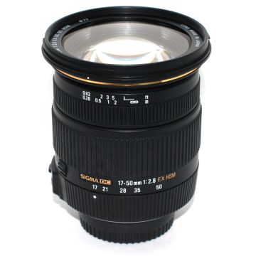 Used Sigma DC 17-50mm F2.8 EX HSM Zoom Lens, Nikon AF Mt. Good Condition