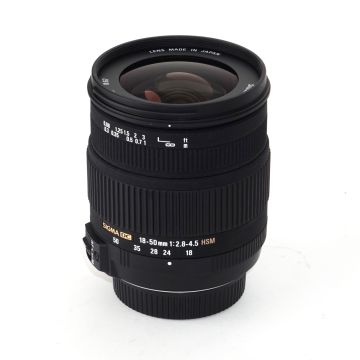 Used Sigma DC 18-50mm F2.8-4.5 HSM for Nikon F, Good Condition