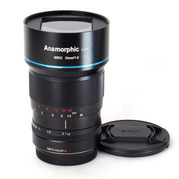 Used Sirui 50 F1.8 Anamorphic for M43 Mount, Excellent Condition