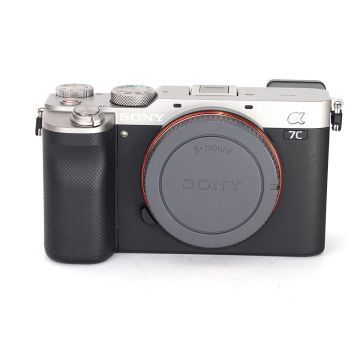 Used Sony A7C Body, Silver, Like New Condition