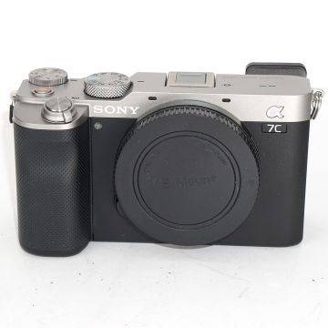 Used Sony A7C Silver Full Frame Mirrorless Digital Body. Excellent Condition