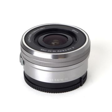 Used Sony E 16-50mm F3.5-5.6 OSS PZ Lens (Silver), Good Condition