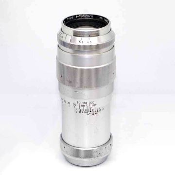 Used Steinheil Leica Screw Mount 135mm F4.5 Culminar Lens, Bargain Condition