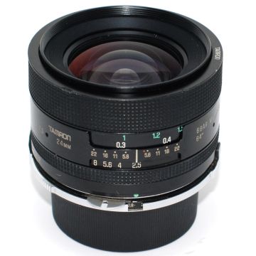 Used Tamron 24mm F2.5 Adaptall 2 for Nikon AI, Good Condition