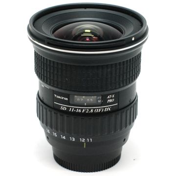 Used Tokina 11-16 F2.8 IF DX SD for Nikon, Good Condition