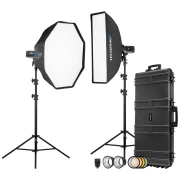 Westcott FJ400 II Strobe 2-Light Location Hard Case Kit with Sony Trigger