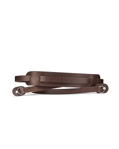 Leica Leather Carrying Strap w/ Shoulder Pad (Dark Brown)