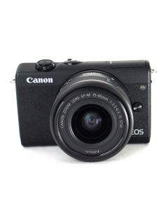 Used Canon M200 w/15-45mm F3.5-6.3 IS STM Zoom Lens Kit, Good Condition