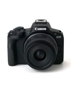 Used Canon R50 Camera w/ RF-S 18-45mm F4.5-6.3 IS STM Kit Lens, Like New Condition