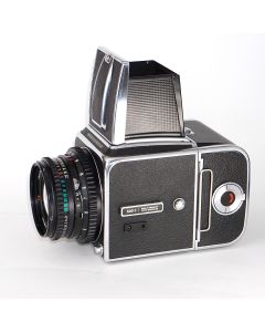 Used Hasselblad 500C with 80 F2.8, Waist Level Finder and Film Back, Very Good