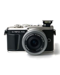 Used Olympus Pen E-PL9 Black w/ 14-42mm F3.5-5.6 EZ ED MSC Lens, Good Condition