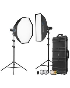 Westcott FJ400 II Strobe 2-Light Location Hard Case Kit with Sony Trigger