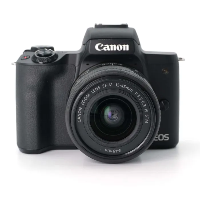 Used Canon M50 Mark II DSLT w/Canon EFM 15-45mm F3.5-6.3 IS STM Zoom
