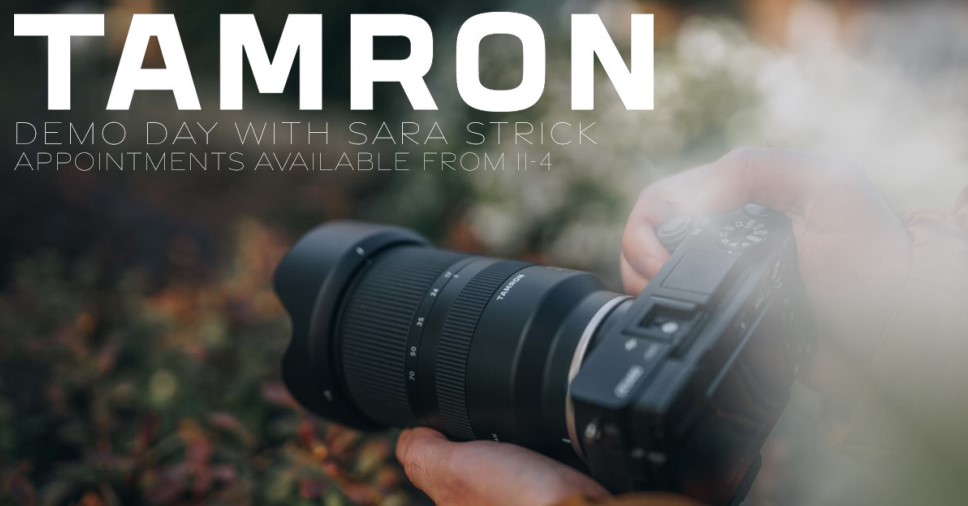 One -on-one with Tamron rep Sara Strick 